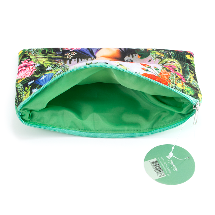 Pouch with Frida Kahlo pattern