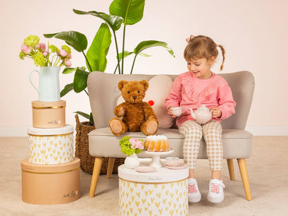 Classic brown teddy bear with 5 points of articulation