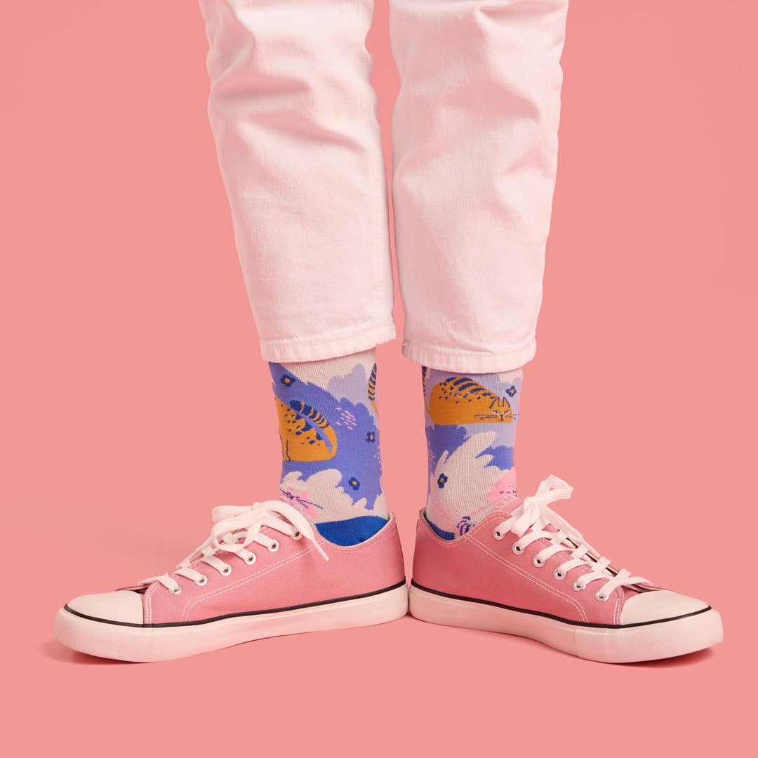 "MININO" Cat Socks