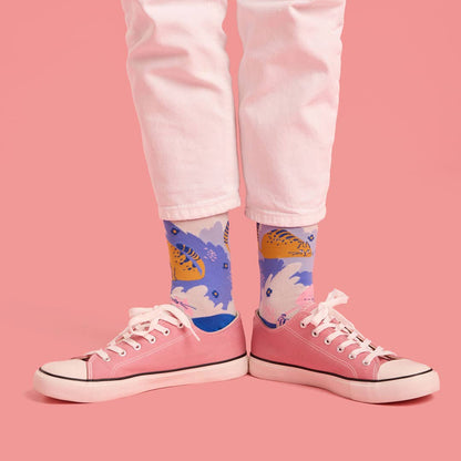 "MININO" Cat Socks
