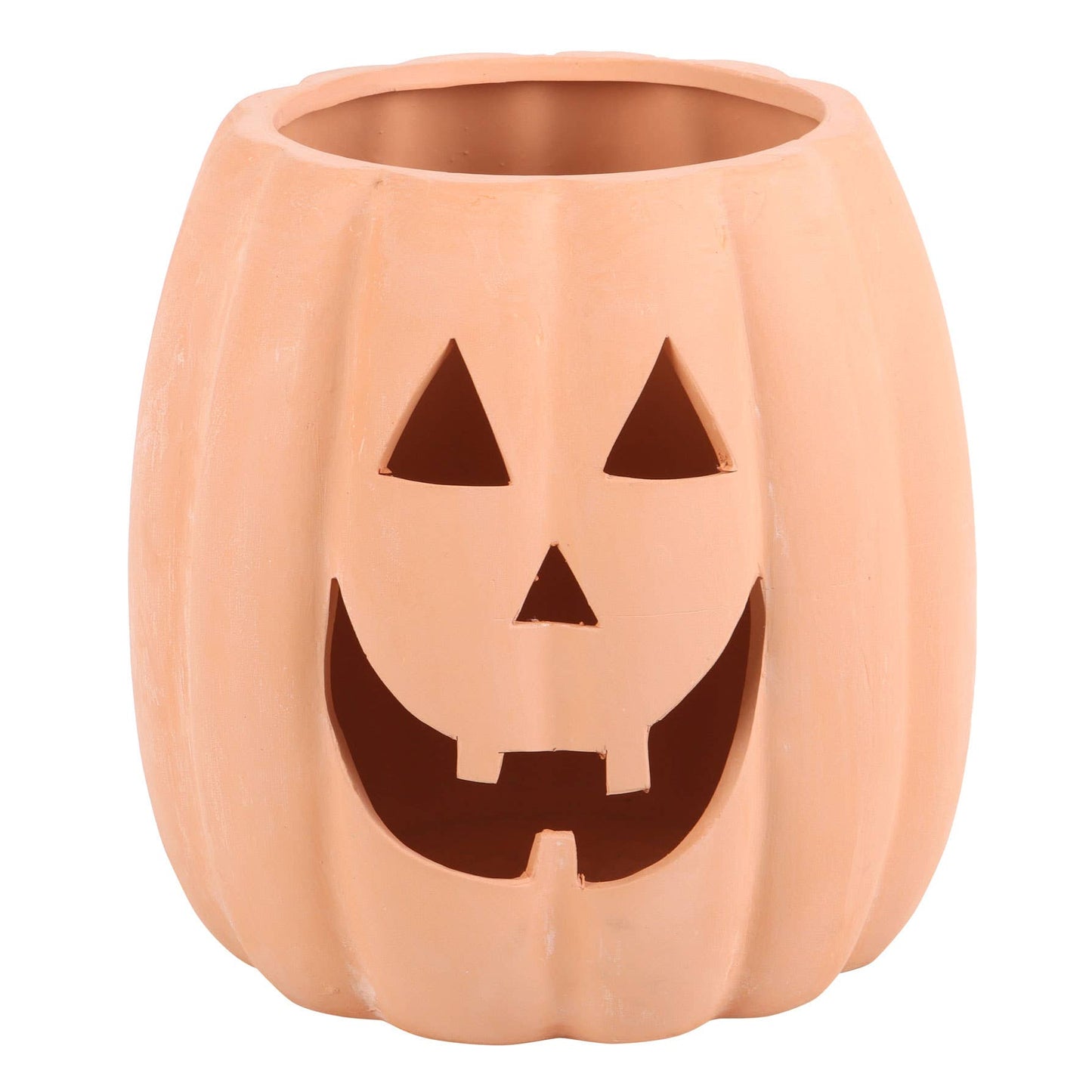 25cm Terracotta Halloween Pumpkin Decoration