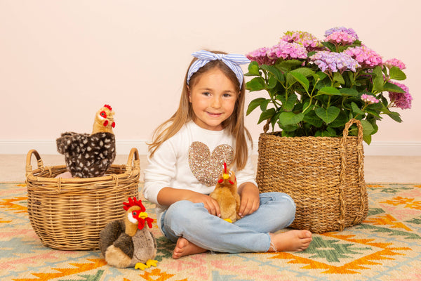 Peluche Poule Debout - Teddy Hermann
