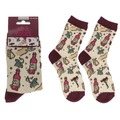 Chaussettes Vin