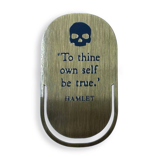 Metal bookmark - Shakespeare (Hamlet)