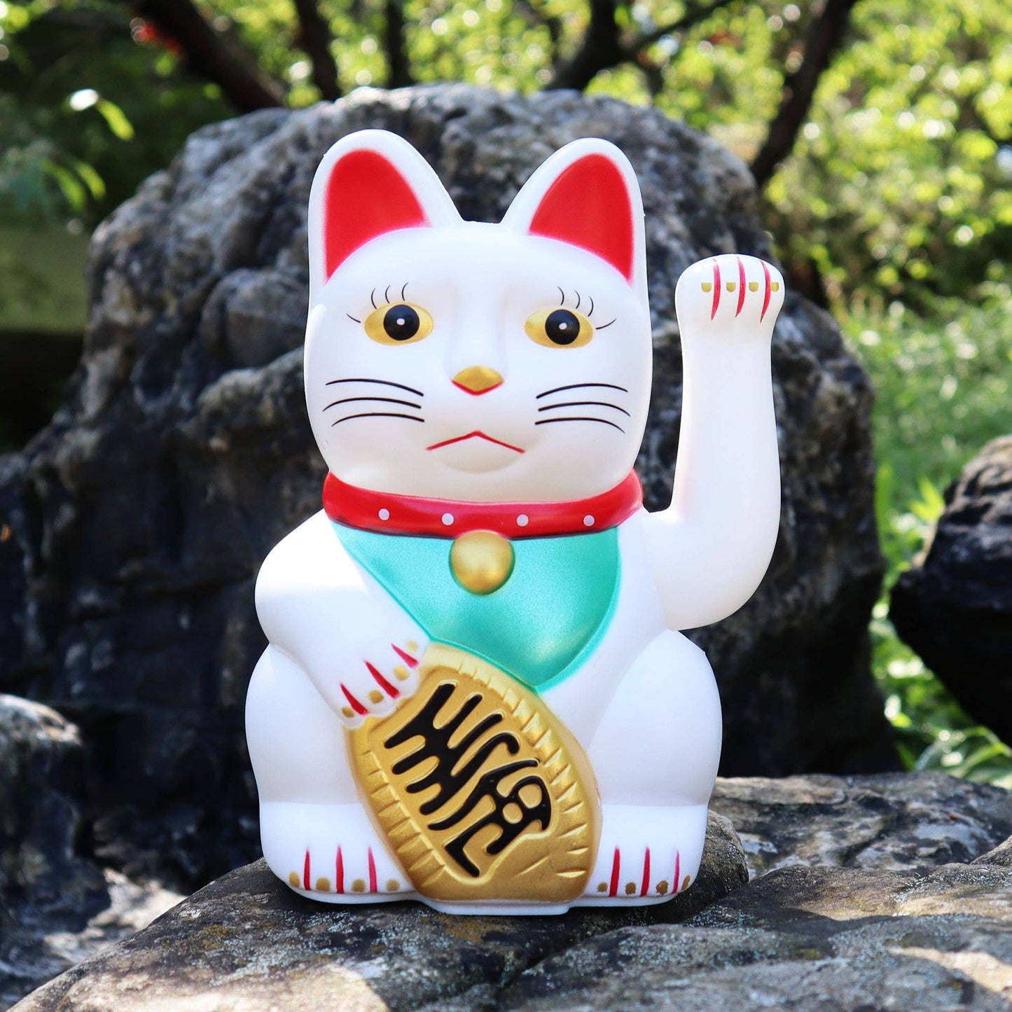 Lucky white cat 15cm