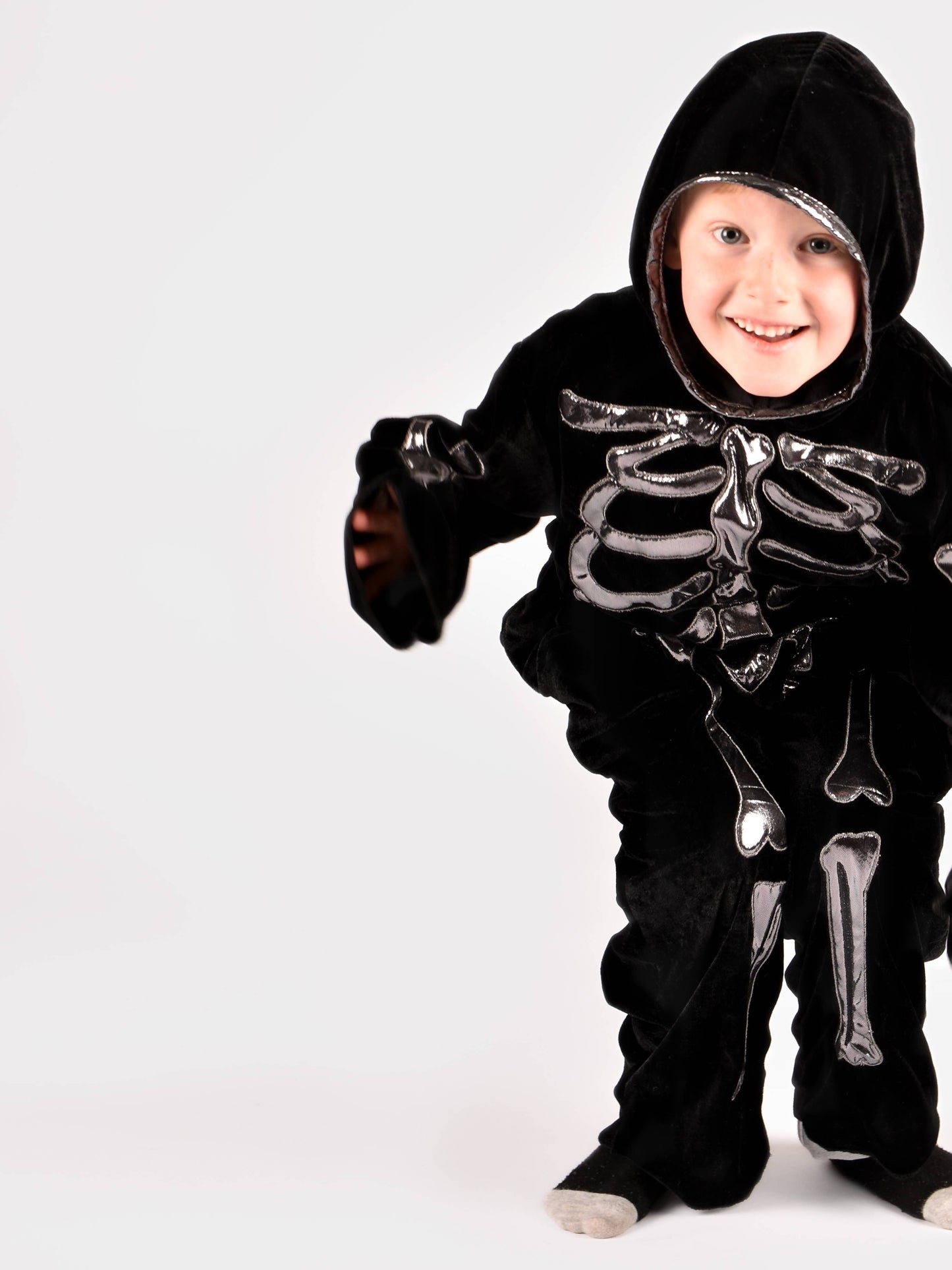 Deluxe Skeleton Costume 110 cm for children aged 4-5 years