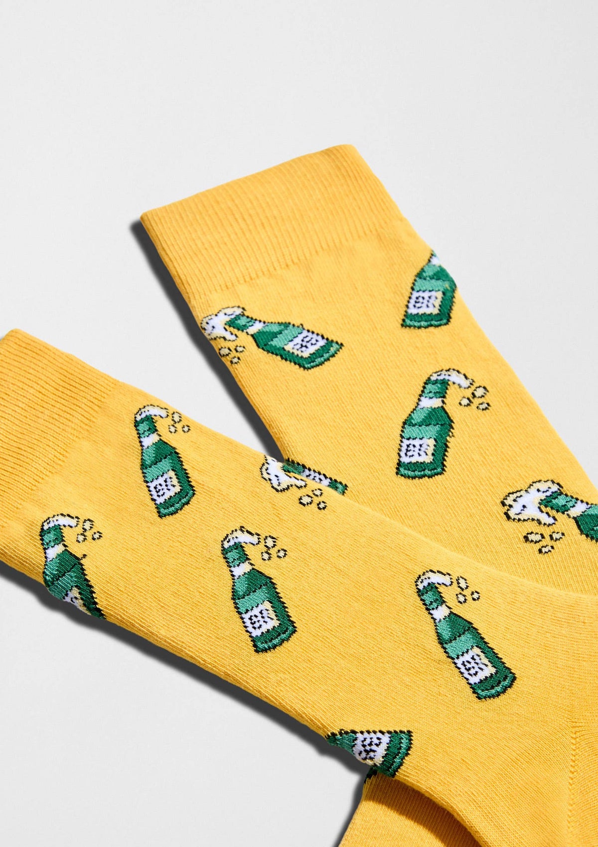 BeBeer Moutarde - Chaussettes 100 % coton biologique