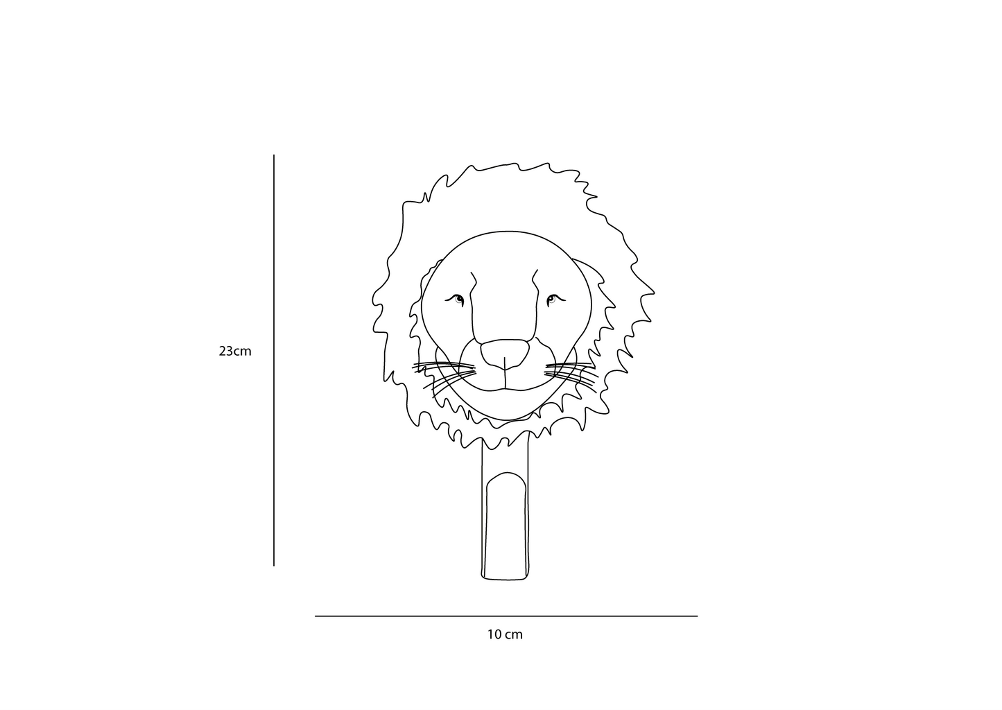 Lion Plush Coat Rack