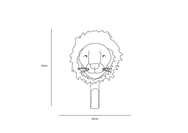 Porte-manteau Peluche Lion - Wild & Soft