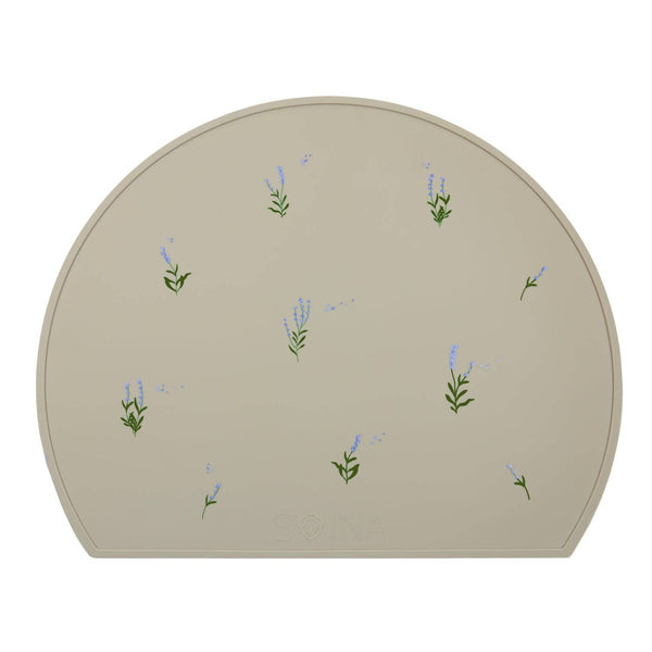 Set de table en silicone lavandes - argile