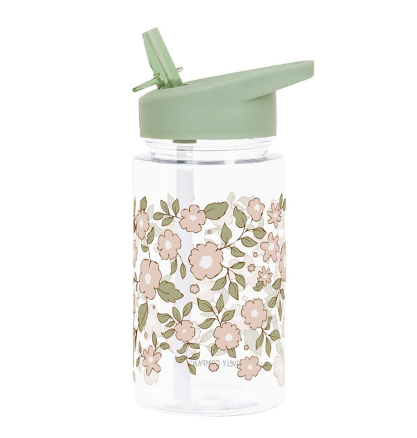 Gourde enfant - Fleurs - sauge – A Little Lovely Company