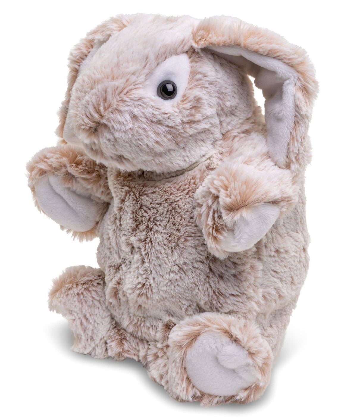 Beige rabbit hand puppet