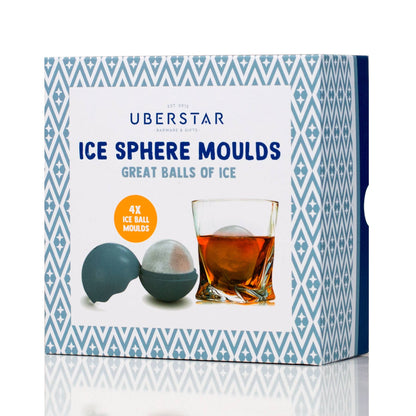 Sphere Ice Molds - 4-Pack Gray
