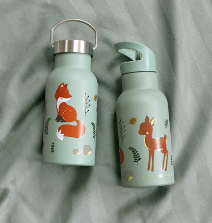 Gourde enfant en inox - Amis de la forêt – vue 4 – A Little Lovely Company