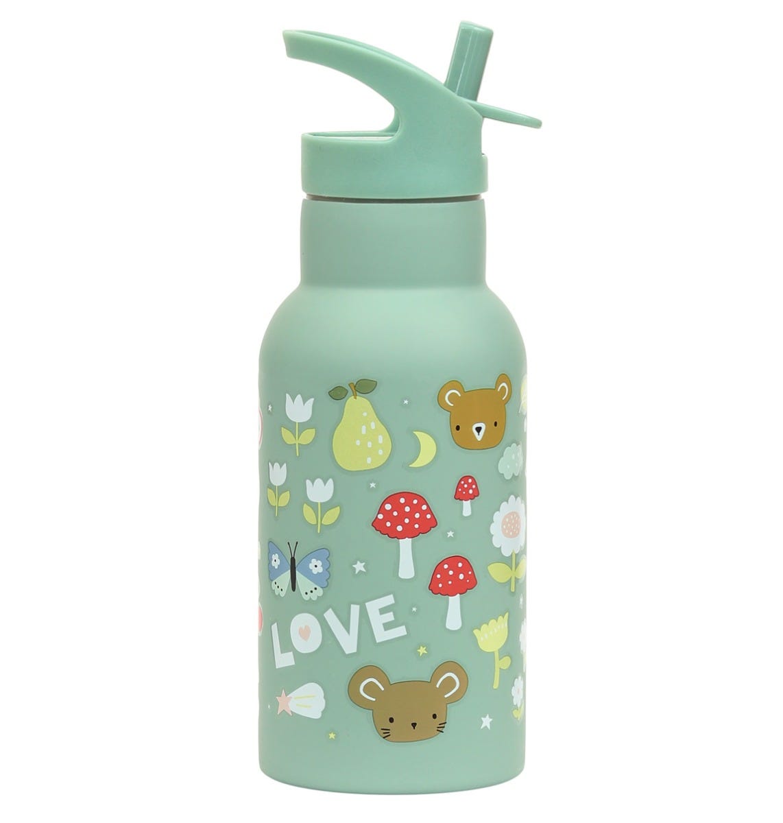Gourde enfant en inox - Joy – vue 3 – A Little Lovely Company