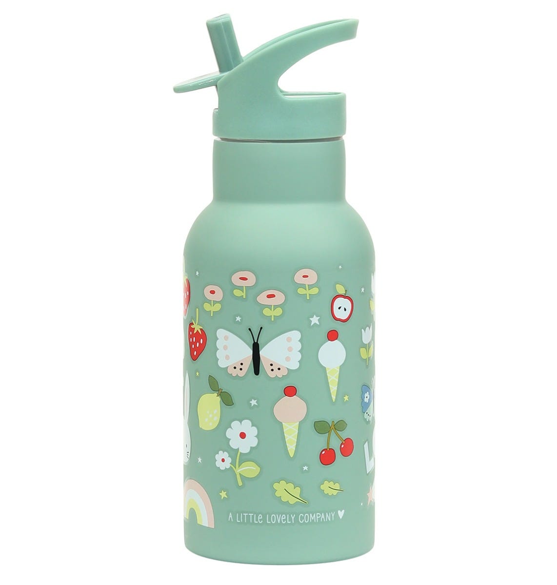 Gourde enfant en inox - Joy – vue 4 – A Little Lovely Company