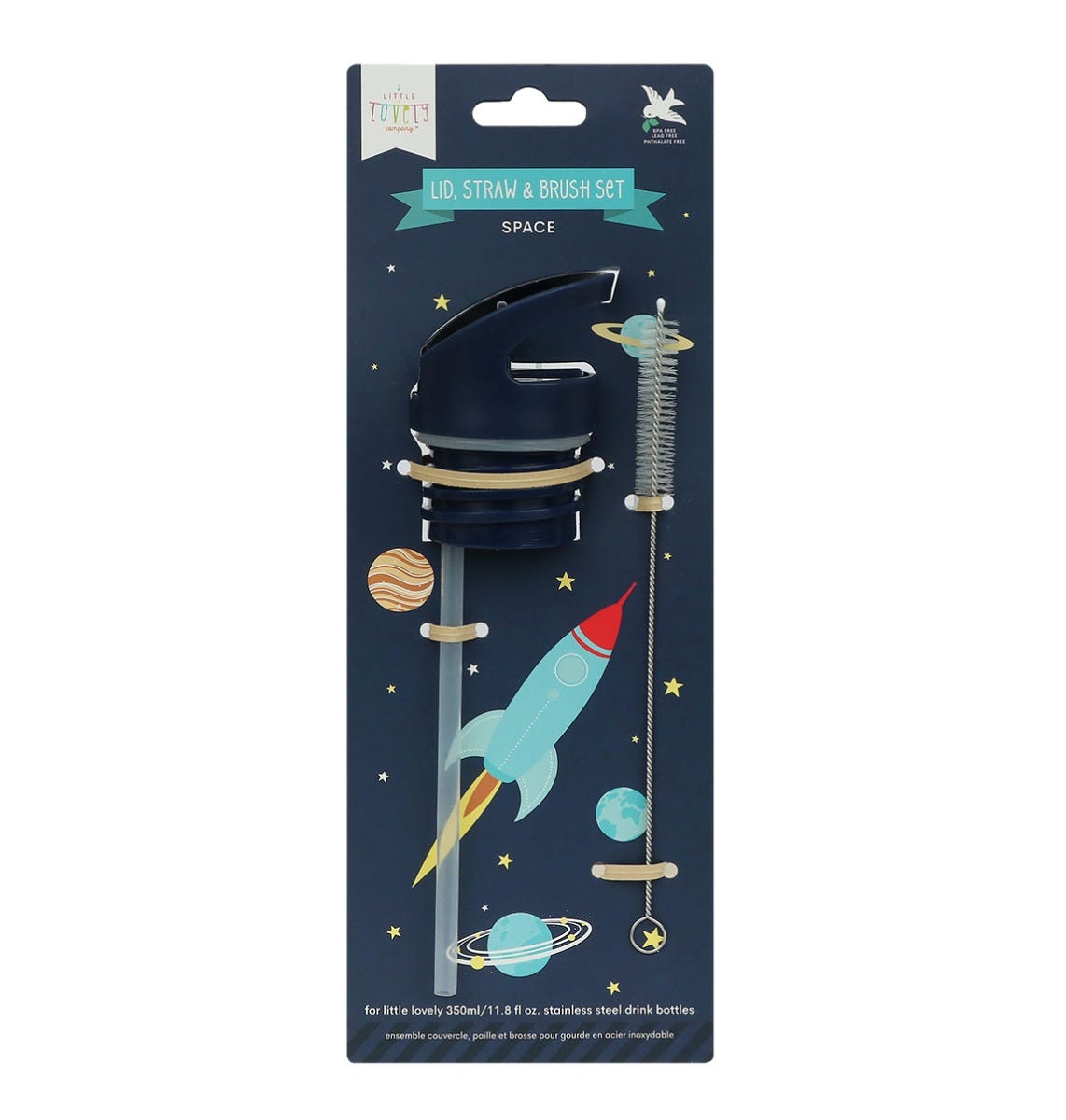 Kit bouchon, paille et goupillon - Espace