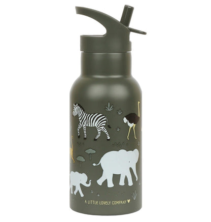 Gourde enfant en inox - Savane – vue 4 – A Little Lovely Company