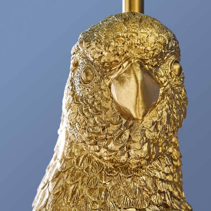 Percy Parrot Wall Sconce, Gold/Turquoise
