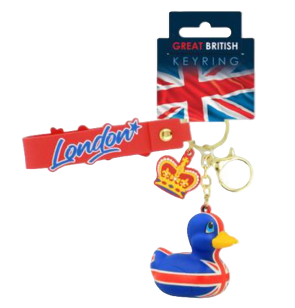 Porte-clés Canard Union Jack