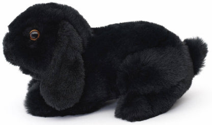 Lop-eared Rabbit Plush, lying (black)