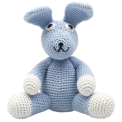 XL Crochet Plush Toy - Light Blue Rabbit