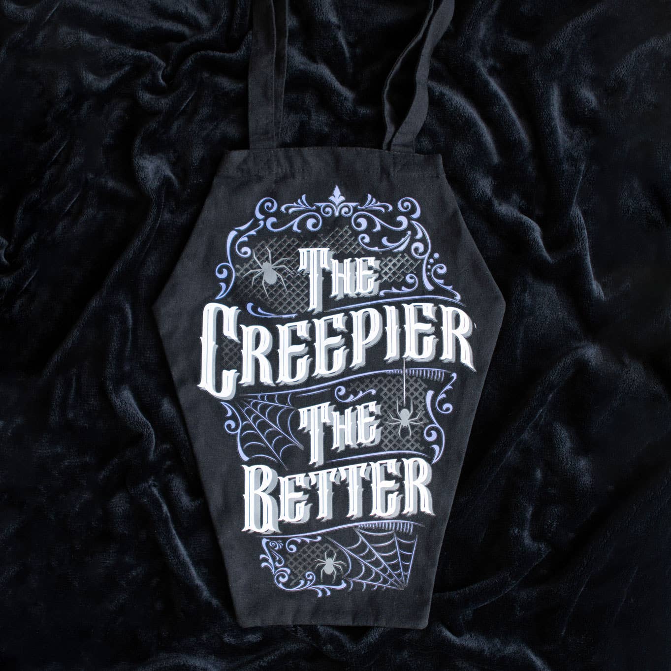 Sac cabas en forme de cercueil « The Creepier the Better »