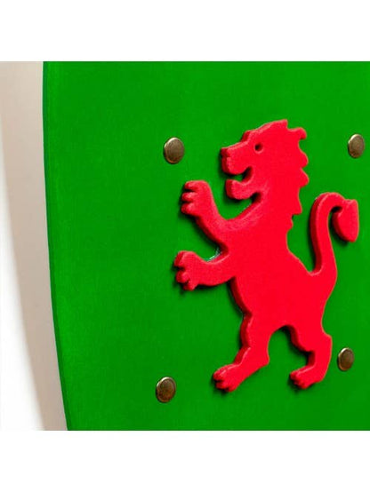 Kamelot Green Shield With Lion S