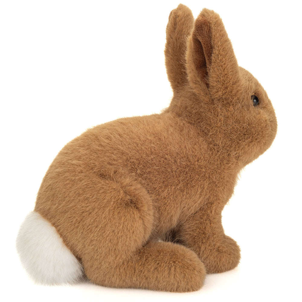 Sitzendes braunes Kaninchen-Plüschtier