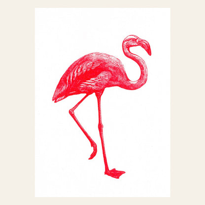 Pink Flamingo Postcard