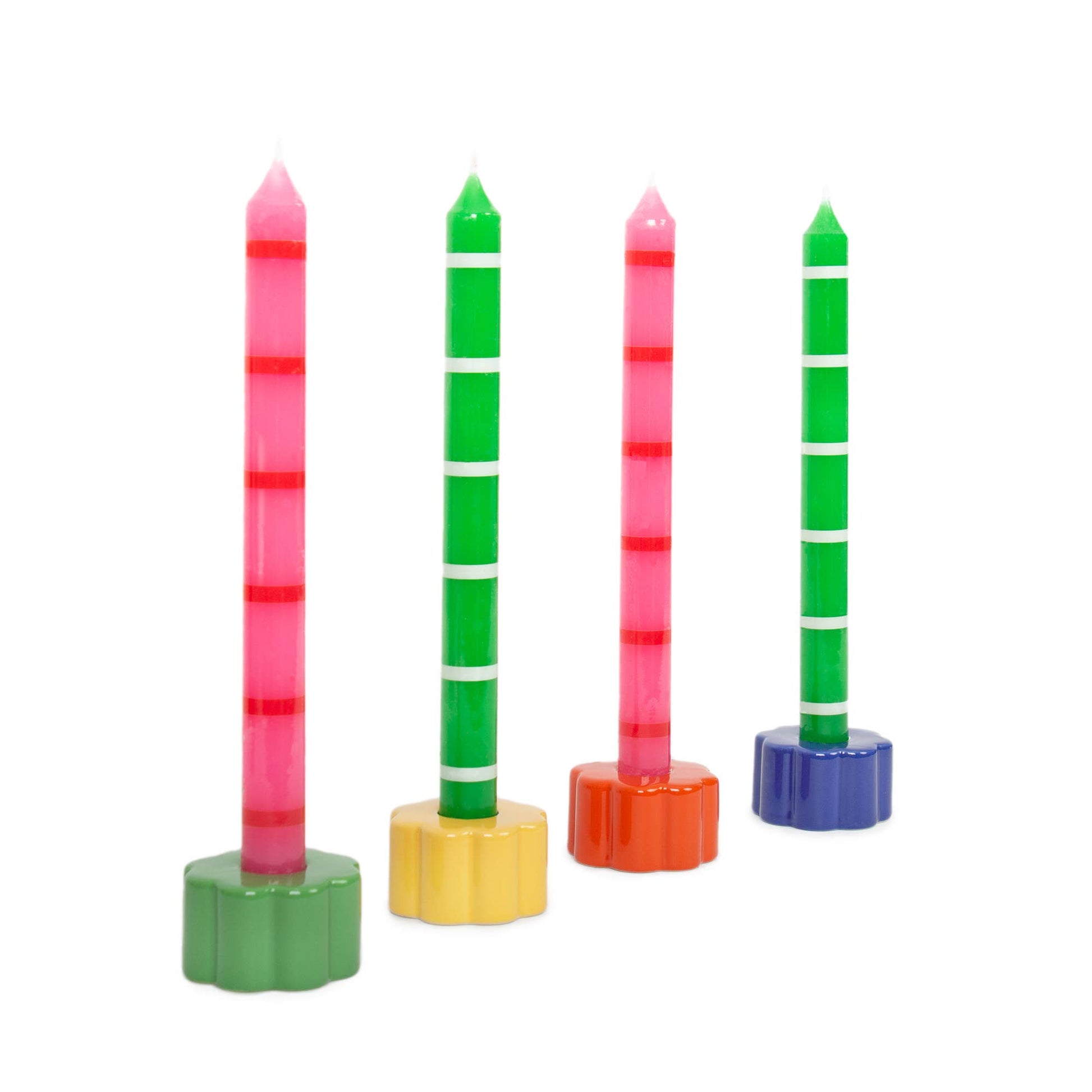 Porte Bougie Fleur Verte Helio Ferretti Vue 3