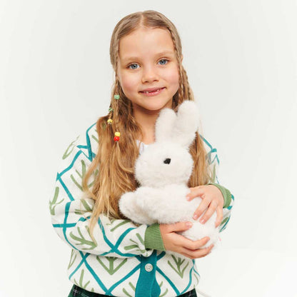 Peluche lapin blanc ultra doux (20 cm) - 0+