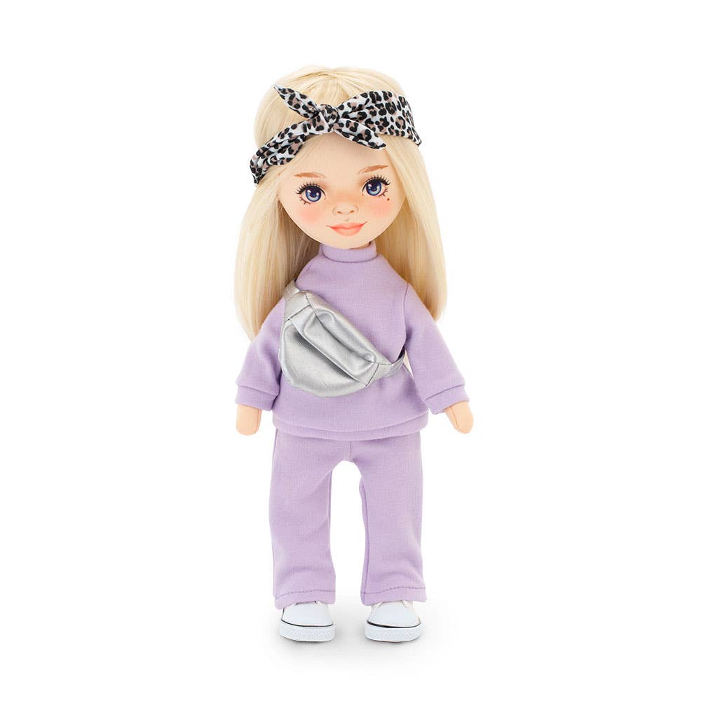Mia doll in purple tracksuit - 32 cm