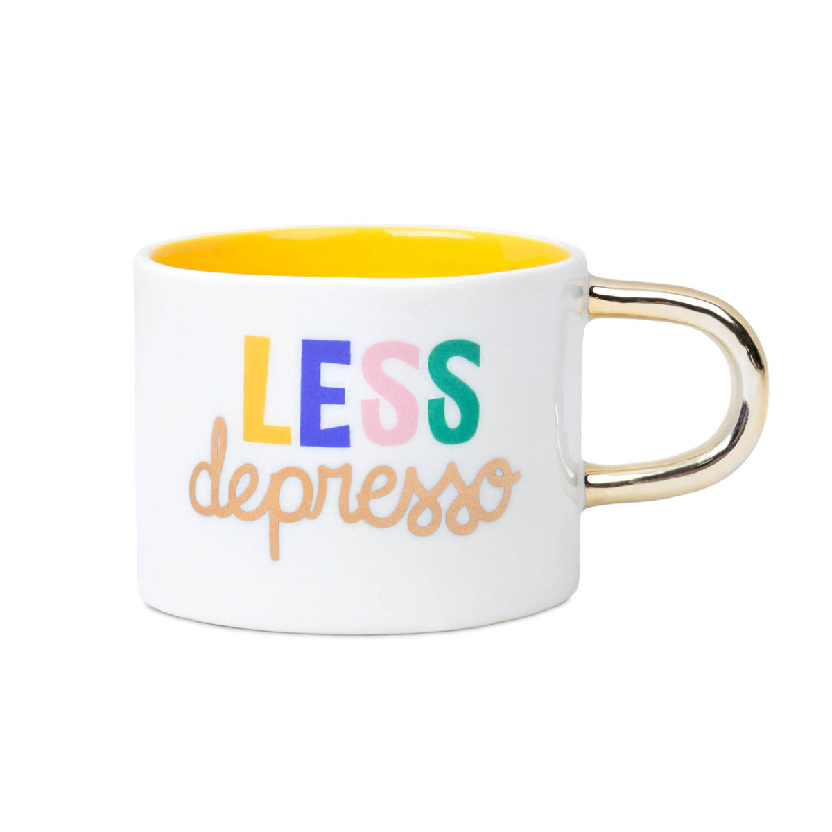 Ensemble Coupelle et Mug "Less Depresso"