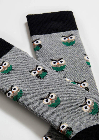 Chaussettes BeOwl Gris