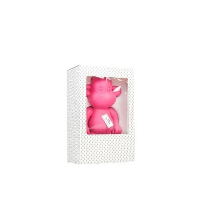 Ornement - Figurine Singe 'La Légende' - Résine de poly - Rose - 20,5x13,5x35cm