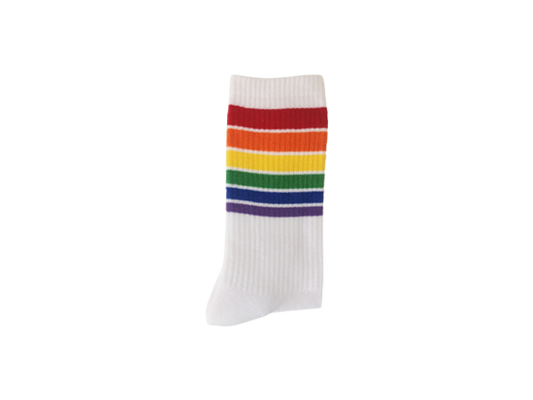Rainbow Striped Socks