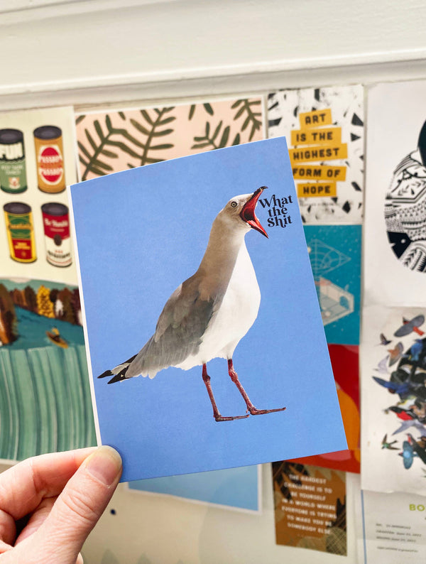 What the Shit Greeting Card