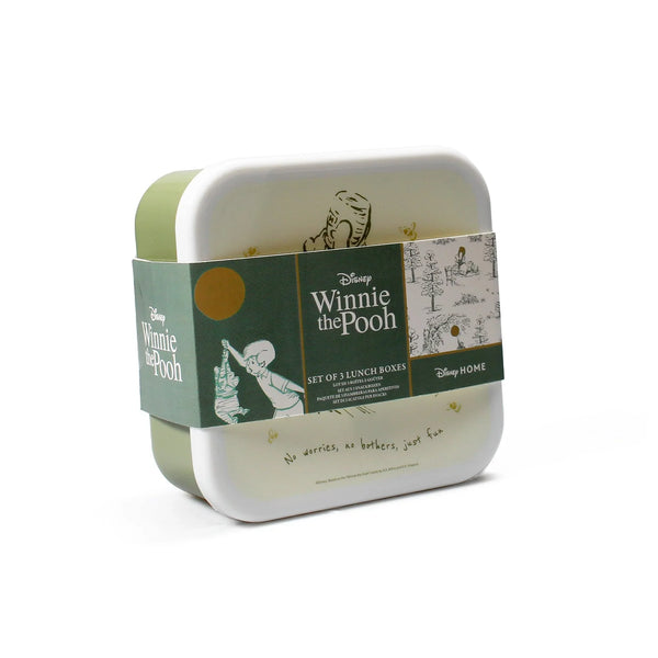 Lot de 3 boîtes à goûter Winnie l’Ourson