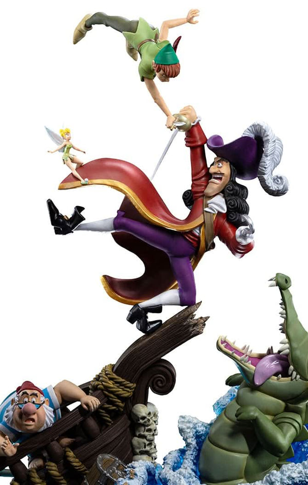 Peter Pan vs Hook Deluxe Statue - Disney 100th - Peter Pan - Art Scale 1/10 - Disney Classics