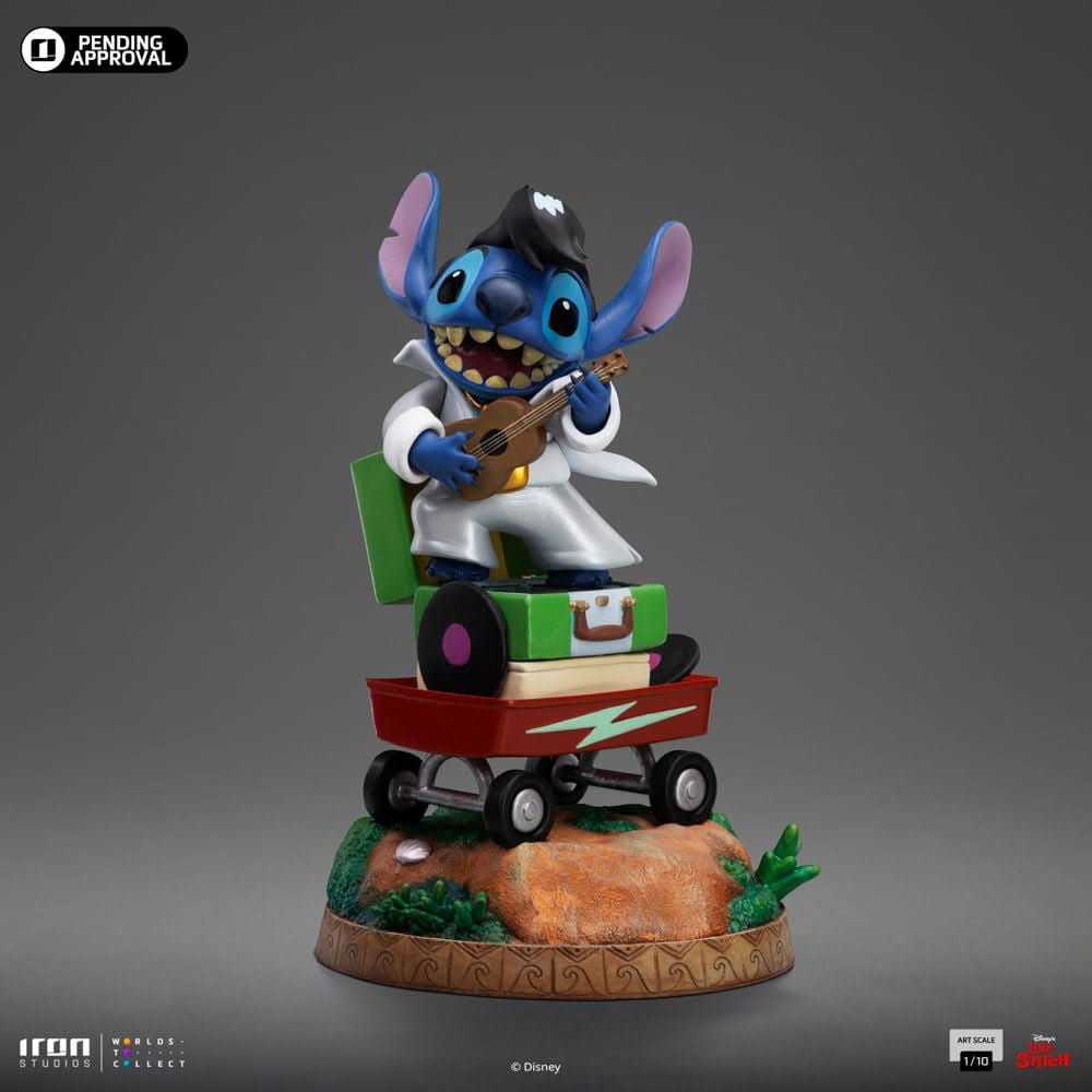 Stitch King of Rock Statue - Disney Classics - Art Scale 1/10 - Iron Studios