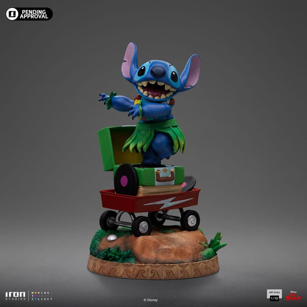 Stitch Hula Statue - Disney Classics - Art Scale 1/10 - Iron Studios
