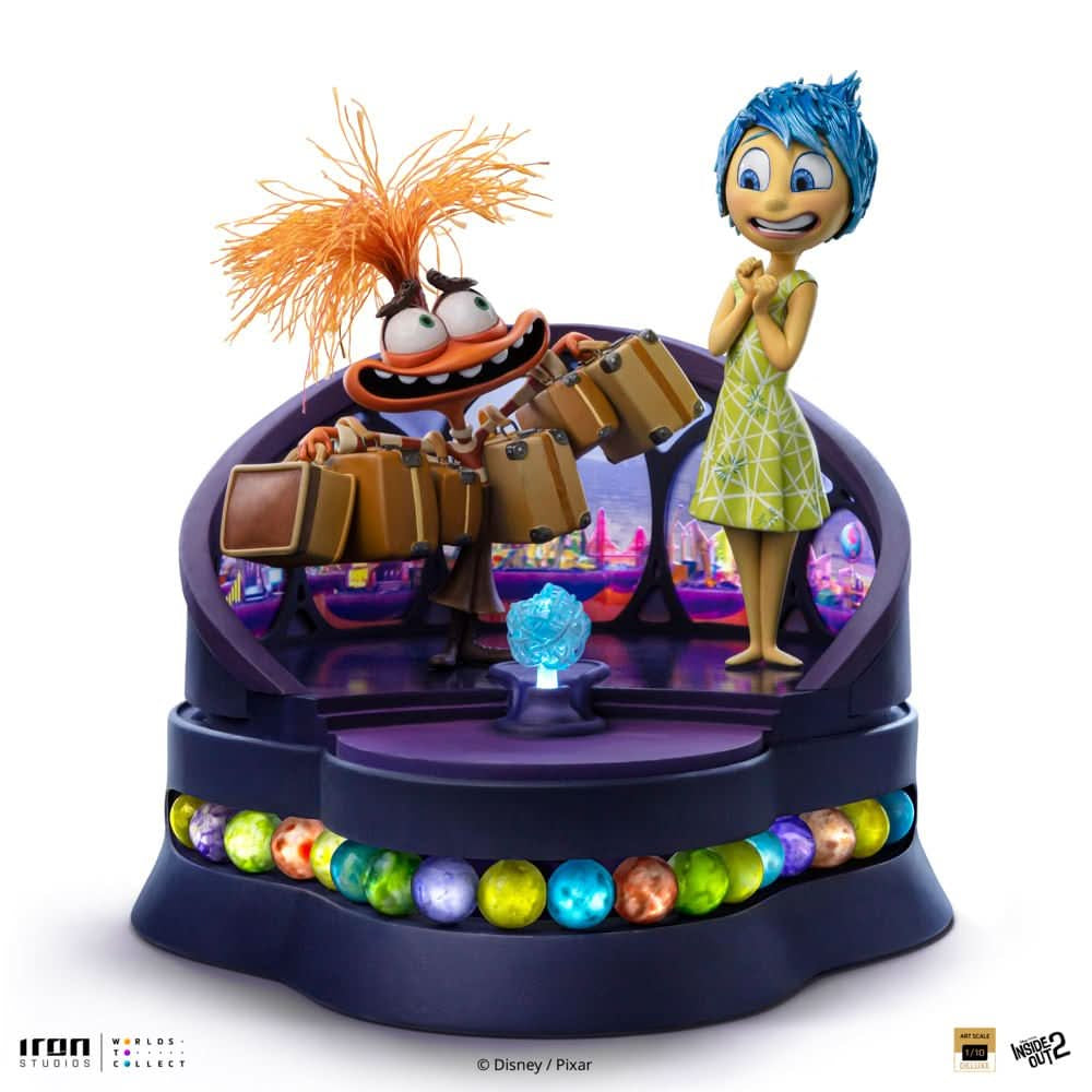 Pre-Order - Joy and Anxiety Deluxe Statue - Inside Out 2 - Art Scale 1/10 - Iron Studios