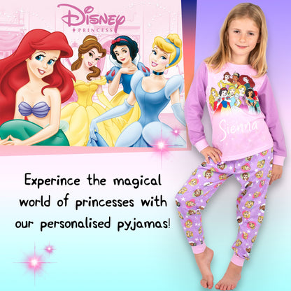 Disney Christmas Personalised Pyjamas - PINK