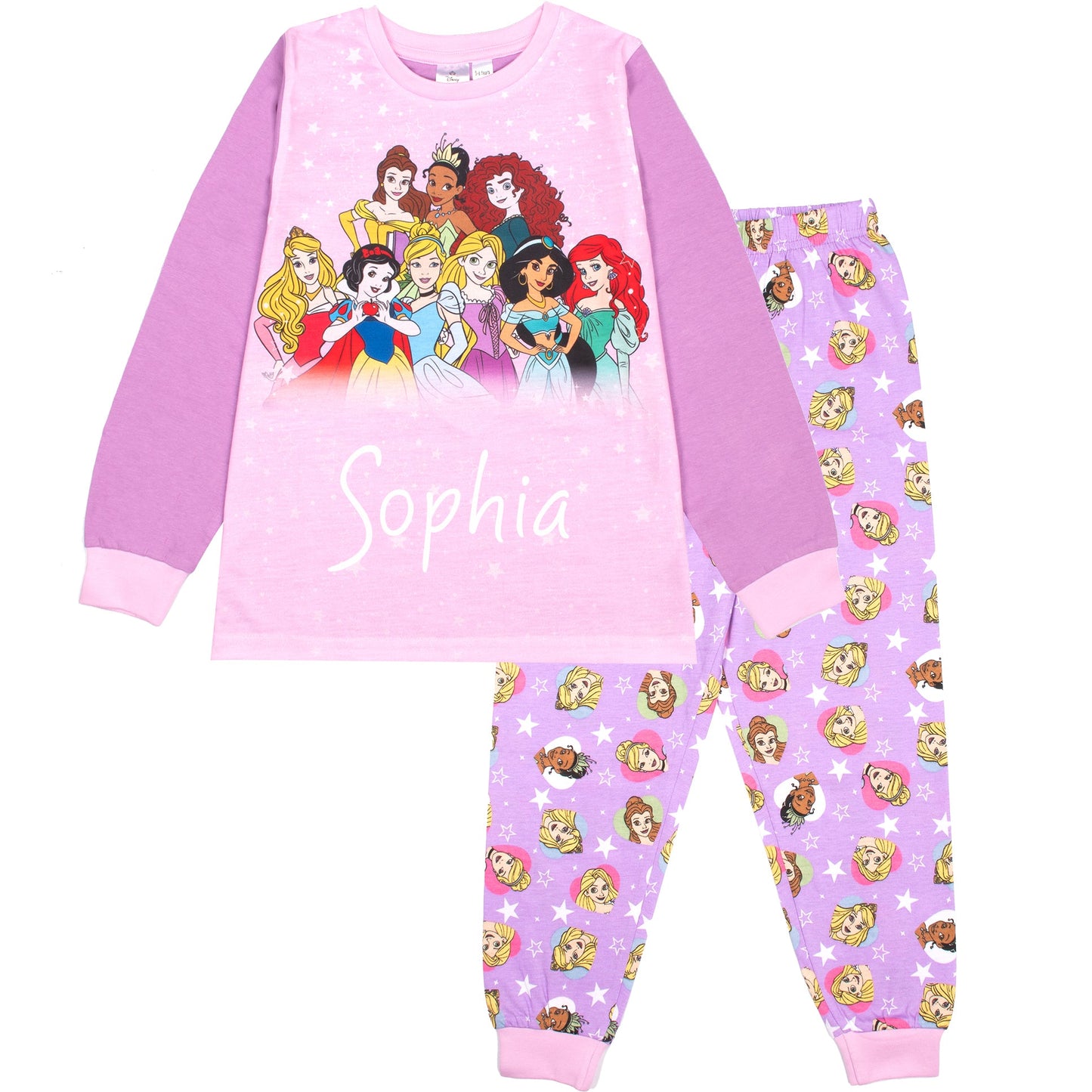 Disney Christmas Personalised Pyjamas - PINK