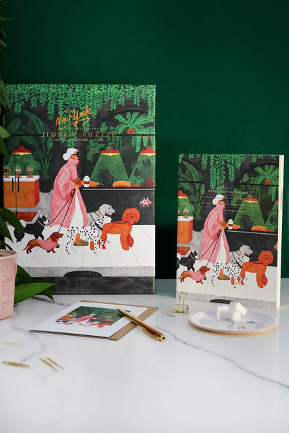 Birthday dog lovers - Greeting card - Gold Foil