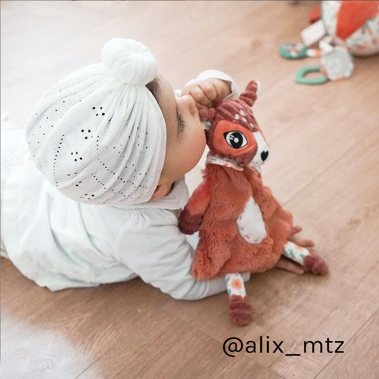 Doudou baby Mélimélos la biche