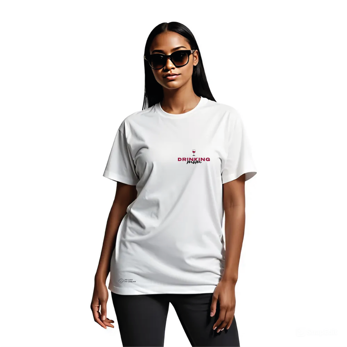 T-shirt Maman buveuse