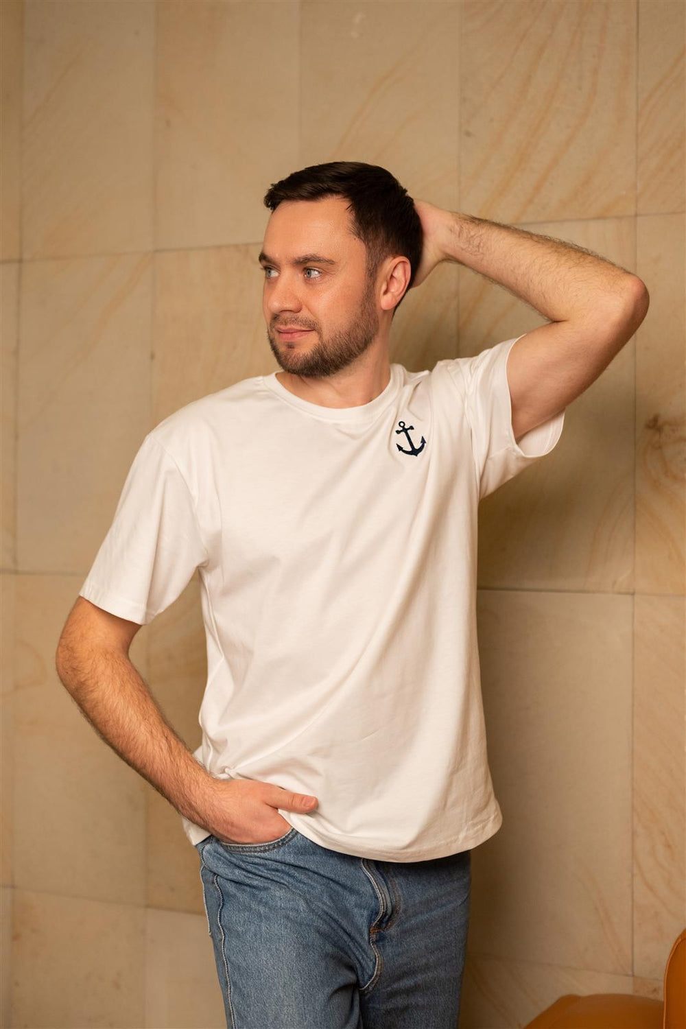 T-shirt oversize Ancre