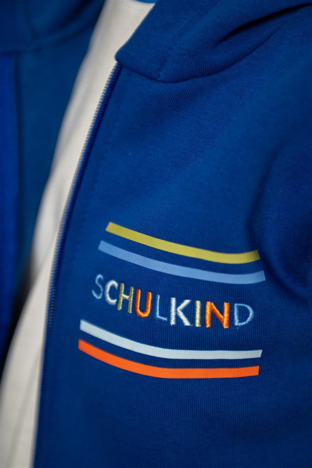 Schoolchild Zipper Blue